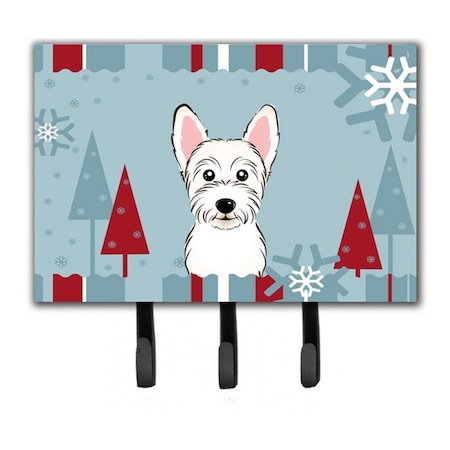 Jensendistributionservices Winter Holiday Westie Leash & Key Holder MI1721049